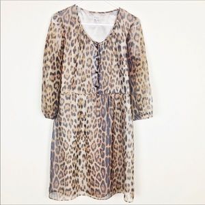 Cremieux Leopard Print Dress